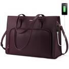Bolsa para laptop LOVEVOOK, bolsa de trabalho impermeável de 15,6 polegadas para mulheres
