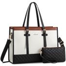 Bolsa para laptop LOVEVOOK Canvas de 15,6 polegadas com bolsa embreagem feminina