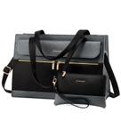 Bolsa para laptop LOVEVOOK de couro de 15,6 polegadas impermeável para mulheres