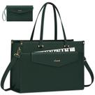 Bolsa para laptop LOVEVOOK de couro impermeável de 15,6 polegadas para mulheres