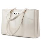 Bolsa para laptop LOVEVOOK em couro impermeável de 15,6" para mulheres