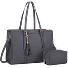 Bolsa para laptop LOVEVOOK em couro leve de 15,6 polegadas para mulheres