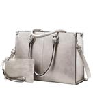 Bolsa para laptop LOVEVOOK para mulheres em couro vintage de 15,6"