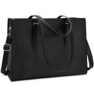 Bolsa para Laptop NUBILY 15,6" - Impermeável e Leve em Couro Preto Bolsa para Laptop NUBILY 15,6" - Impermeável e Leve em Couro Preto