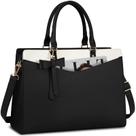 Bolsa para laptop RAINSMORE PU de couro de 15,6 polegadas impermeável para mulheres