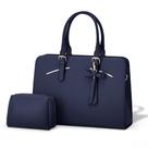 Bolsa para laptop TopDesign impermeável em couro PU 15,6" preta