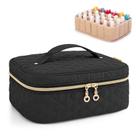Bolsa para Llevar Esmaltes Yarwo para 24 Botellas de 15 mL Negra