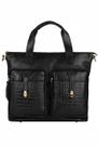 Bolsa para notebook de couro croco Jaque