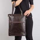 Bolsa para notebook feminina em couro San Francisco