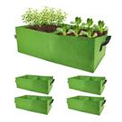 Bolsa para Plantas Auroal Paquete de 4, 30x30x20 cm, Tela No Tejida