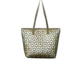 Bolsa Para Praia ou Clube Feminina Grande Bordada em Dourado