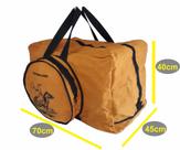 Bolsa para Sela com Porta Laço em Lona Resistente Cavalgada Montaria