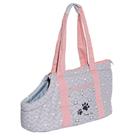 Bolsa para transporte de pet Com Zipper - Cinza / Rose BO303 P