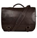 Bolsa Pasta Executiva De Couro Masculina Notebook Documentos