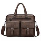 Bolsa Pasta Maleta Executiva de Luxo Premium Couro Macio para Notebook