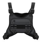 Bolsa peitoral Muserise Sports resistente à água para homens preta
