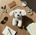 Bolsa Pelúcia Cachorrinho Poodle Branco, Macio e Antialérgico Bolsa Pelúcia Cachorrinho Poodle Branco, Macio e Antialérgico