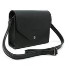 Bolsa Pequena Alça Transversal Lara Mini Bag Vegatta Vegana Sintético Preto