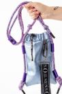 Bolsa pequena Bag Pocket para celular Couro Legítimo metalizado Curaçau Bolsa pequena Bag Pocket para celular Couro Legítimo metalizado Curaçau
