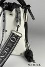Bolsa pequena Bag Pocket para celular Couro Legítimo Off White Constelação