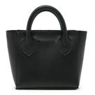 Bolsa Pequena Crosbody Bia Mini Bag Vegana Sintético Preto