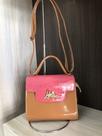 Bolsa pequena de alça nude/rosa goiaba Jêbella Bolsa pequena de alça nude/rosa goiaba Jêbella