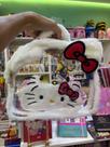 Bolsa Pequena De Pelúcia Hello Kitty C/alça Pronta Entrega Branco