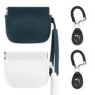Bolsa pequena de silicone WALLFID para petiscos para cães com clicker