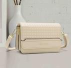 Bolsa Pequena Transversal Chica Fiore Bege (REF:. 3278): Estilo e Praticidade em Sintético Premium