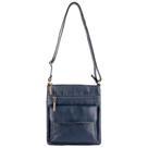 Bolsa Pequena Transversal de couro Alana azul Feminino