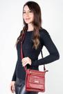 Bolsa pequena transversal em couro liso Emma