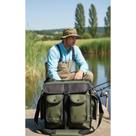 Bolsa Pesca Lona Truck 4 Bolsos Reforçada Imperm. Verde