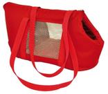 bolsa pet para transporte vermelha
