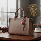 Bolsa Petite Jolie Heaven Marrom PJ11353 Transversal com Chaveiro - Nova