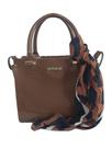 Bolsa Petite jolie Love Marrom com Lenço Charme Ombro PJ11352 Transversal - Nova