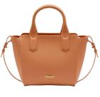 Bolsa Petite jolie Shape Nude Escuro Doce de leite Ombro PJ3939 Transversal Nova