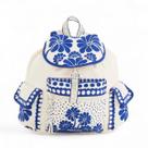 Bolsa Pipoca Farm ETC Palermo Azul e Branca Verão 25