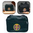 Bolsa Porta Bíblia Medalha de São Bento Preto
