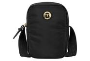 Bolsa Porta-Celular Moleca Com Alça Transversal Ajustável E Detalhe Metalizado Preto Bolsa Porta-Celular Moleca Com Alça Transversal Ajustável E Detalhe Metalizado Preto