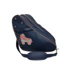 Bolsa Porta Patins Compartimento Duplo Azul Marinho/Rosa Bolsa Porta Patins Compartimento Duplo Azul Marinho/Rosa