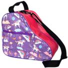 Bolsa Porta Patins Infantil Quad / In Line Unicórnio Lilás