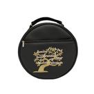 Bolsa Porta Pratos Personalizado Gratidão Preto/Salmão