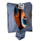 Bolsa Porta Sapato Viagem Nécessaire Tenis Calçado Roupa Mochila Cinza