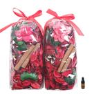 Bolsa Potpourri Qingbei Rina com aroma de canela 250ml vermelha