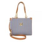 Bolsa Prata Listras Monica Sanches