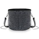 Bolsa Pratica Feminina Transeversal Festas Brilho Colorida Confortavel Brilhosa Casual Bonita Mulher Faculdade Lateral