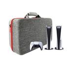Bolsa Premium Mochila Transporte Para Playstation 5 Fat Digital Ultra e Acessórios Cinza