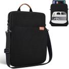 Bolsa Premium Resistente à Água Compativel ipad 1314 MacBook Pro M3 M1, Compartimentos Organizados, Alça Ajustável, Forro