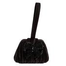 BOLSA PRETA BORDADA B066K-BLK A12,5xC9,5xL4,5 CM* BOLSA PRETA BORDADA B066K-BLK A12,5xC9,5xL4,5 CM*