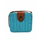 Bolsa Quadrada Feminina Palha Sintética Moda Praia BL-086
